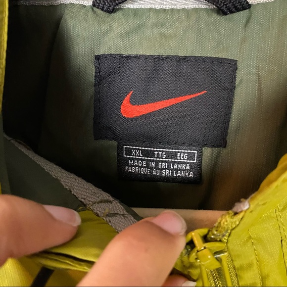 RARE VTG NIKE Windbreaker Hooded Jacket Track 2XL - Picture 4 of 5